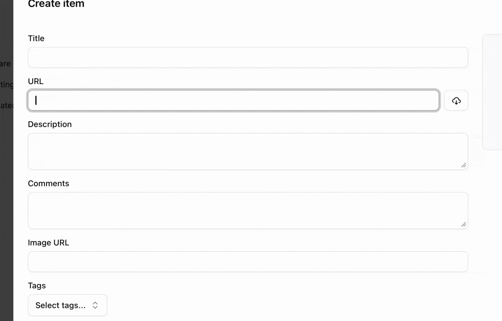 Autofill page details